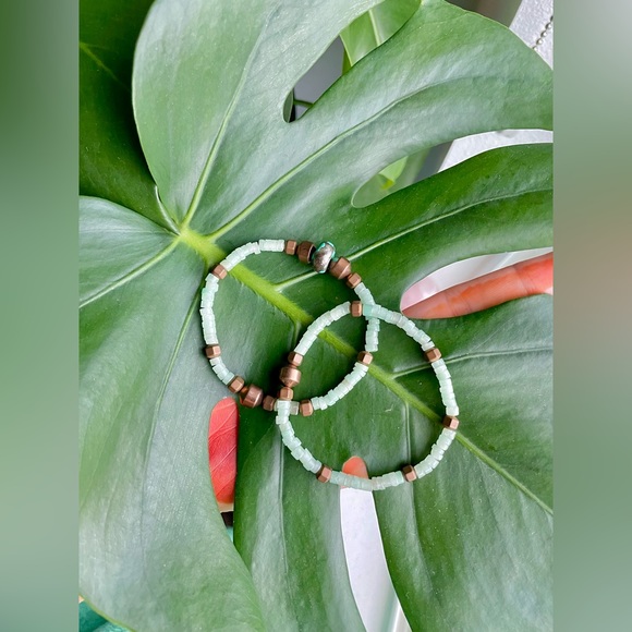 Gemstone bracelet set - Picture 5 of 6